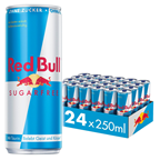Red Bull Energy Drink Sugarfree Einweg - 24 x 250 ml Tray