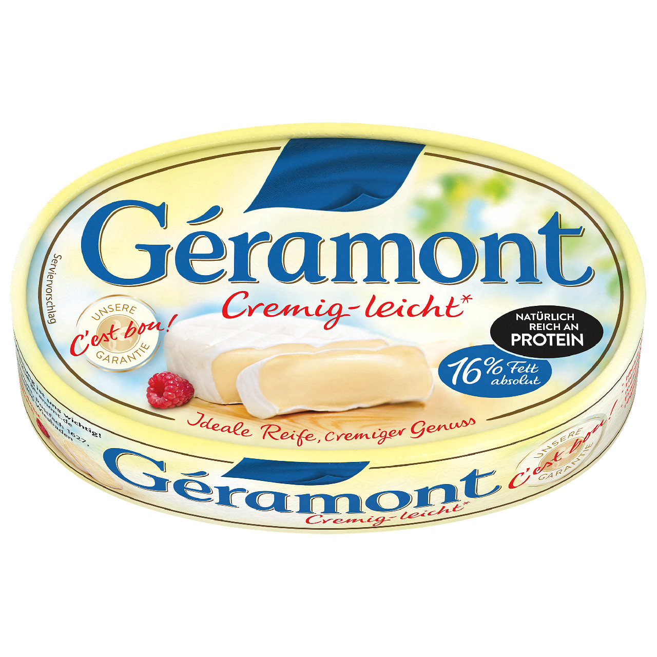 Géramont Cremig leicht französischer Weichkäse, 16 % Fett i. Tr. 200 g Packung