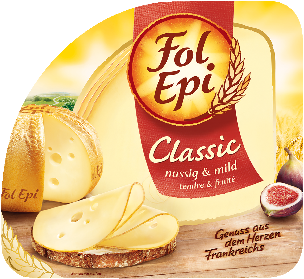 Fol Epi Schnittkäse in Scheiben Classic - 150 g Packung
