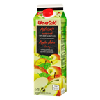 Wesergold Apfelsaft Naturtrüb 100 % Fruchtgehalt Tetra Pack - 8 x 1 l Packungen