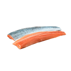 Lachsfiletseite mit Haut roh tiefgefroren ca. 1,5 kg - je kg