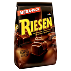 Riesen in kräftiger dunkler Schokolade (30%) 900 g Beutel