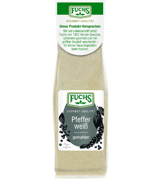 FUCHS Pfeffer Weiß gemahlen - 1 x 70 g Packung