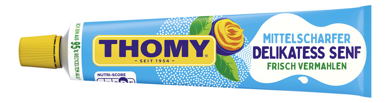 Thomy Mittelscharfer Delikatess-Senf - 200 ml Tube