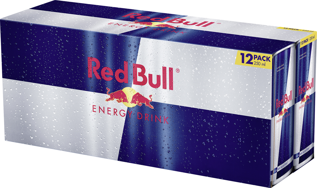 Red Bull Energy Drink Einweg - 24 x 250 ml Tray