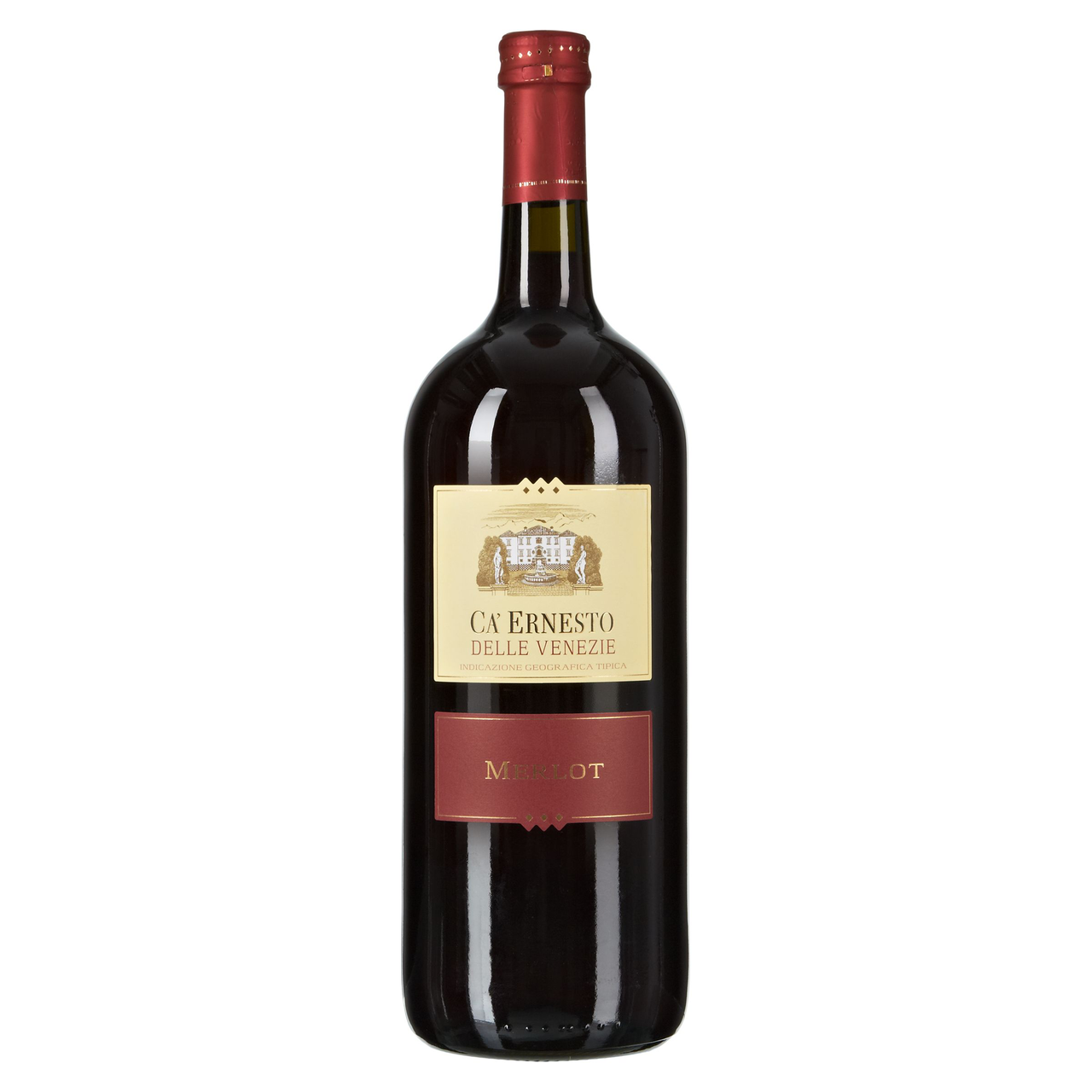 Ca' Ernesto Merlot Delle Venezie Rotwein IGT italienischer Landwein 1,5 l Flasche