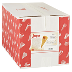 Jaspert Süße Eiswaffelhörnchen, classic, ohne Rand, klein, Karo 500 Stück à 15 g - 7,5 kg Karton
