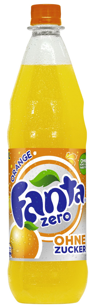 Fanta Zero PET - 1 l Flasche