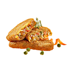 Avita Gemüseschnitzel tiefgefroren, vorgebacken, vegetarisch, mit knackigem Gartengemüse und Schnittlauch 8 Stück à 150 g 1,2 kg Beutel