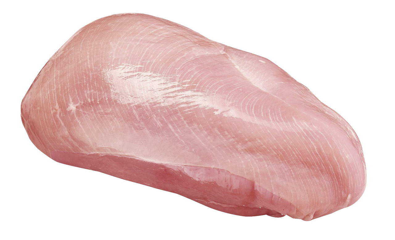 Putenbrustfilet frisch, männlich, ohne Haut, ohne Knochen, Handelsklasse A, vak.-verpackt ca. 2 kg Stücke