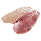Barbarie Enten-Brustfilet tiefgefroren, mit Haut, ohne Knochen, aus Frankreich, vak.-verpackt - 2 Stück ca. 600 g Packung