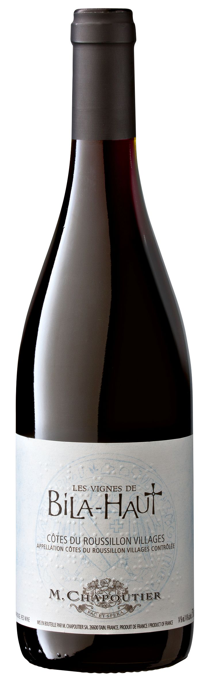 M. Chapoutier Bila Haut Cote du Roussillion Rotwein - 750 ml Flasche