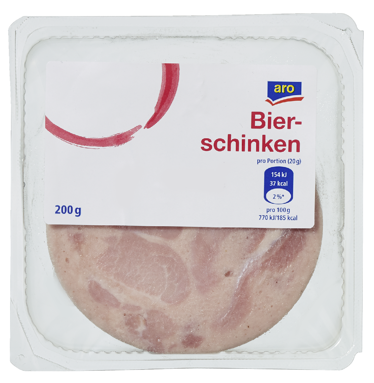aro Bierschinken geschnitten gebrüht, 10 Scheiben 200 g Packung