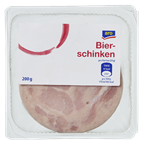 aro Bierschinken geschnitten gebrüht, 10 Scheiben 200 g Packung