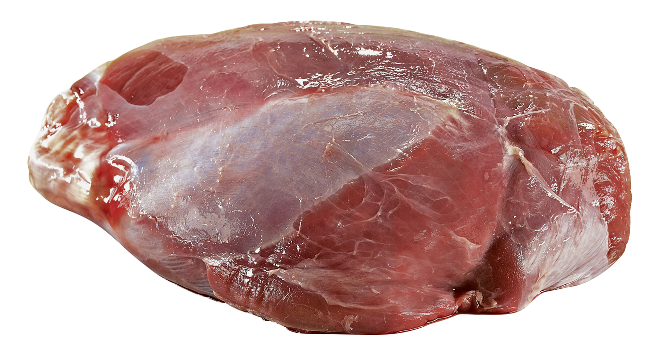 Reh-Keule tiefgefroren, ohne Knochen, ohne Beinfleisch, Gastro Zuschnitt, aus Europe, vak.-verpackt ca. 1,5 kg