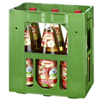 Fahner Apfelsaft 100 % Fruchtgehalt Glas - 6 x 1 l Flaschen