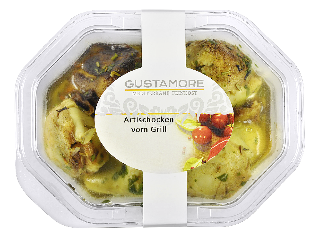 Gustamore Artischockenherzen vom Grill in Öl 160 g Packung