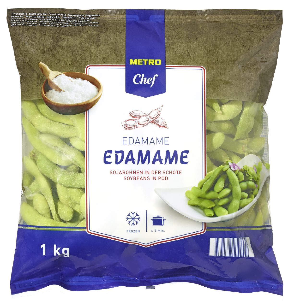 METRO Chef Edamame tiefgefroren - 1 kg Packung