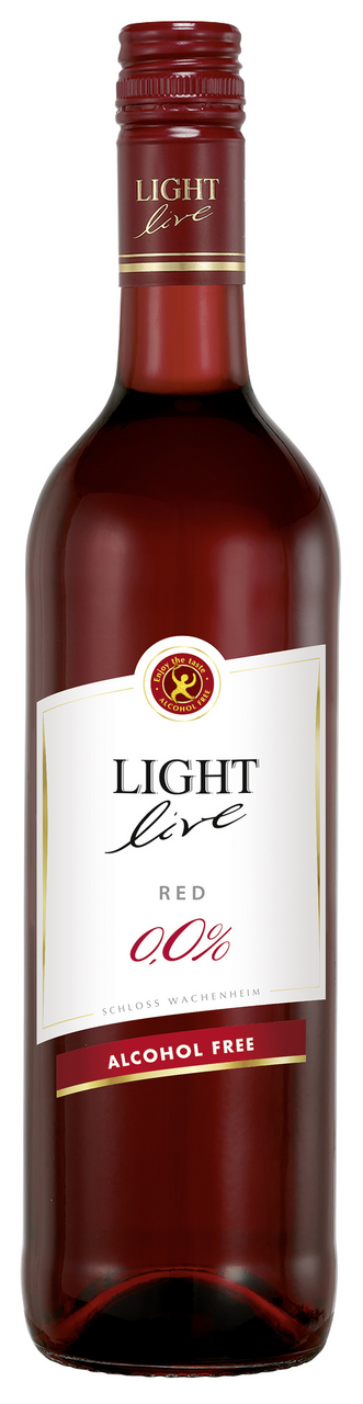 Light Live Rot alkoholfrei - 750 ml Flasche
