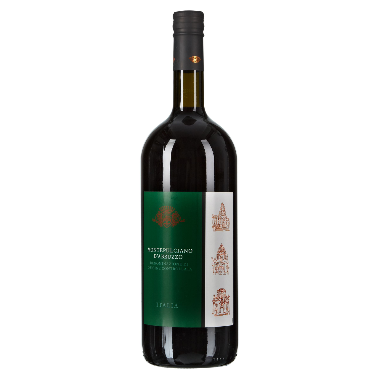 Casalina Di Siziano Montepulciano d´Abruzzo Rotwein DOC Qualitätswein aus kontrollierter Ursprungsbezeichung 1,5 l Flasche