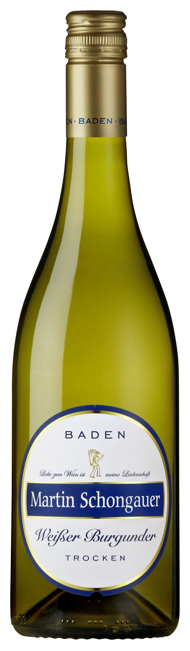 Martin Schongauer Weißer Burgunder QBA Qualitätswein 750 ml Flasche