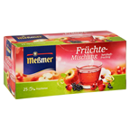 Meßmer Tee Früchte-Mischung herzhaft-fruchtig, 25 Teebeutel 75 g Karton