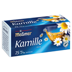 Meßmer Kräutertee Kamille mild-aromatisch, 25 Teebeutel 37,5 g Packung