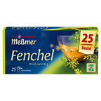 Meßmer Kräutertee Fenchel fein-aromatisch, 25 Teebeutel 75 g Packung