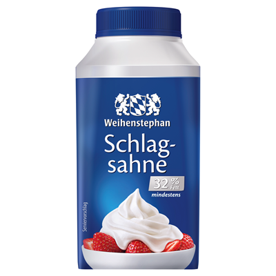 Weihenstephan Schlagrahm 32 % Fett gekühlt - 250 g Flasche