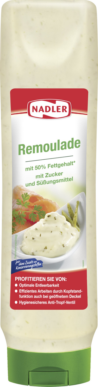 Nadler Remoulade 50 % Fett - 875 ml Flasche