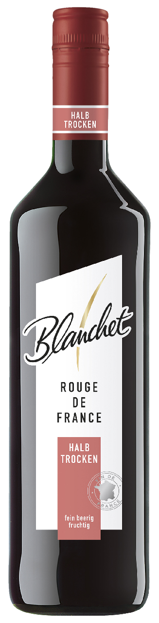 Blanchet Rouge de France Rotwein halbtrocken - 750 ml Flasche