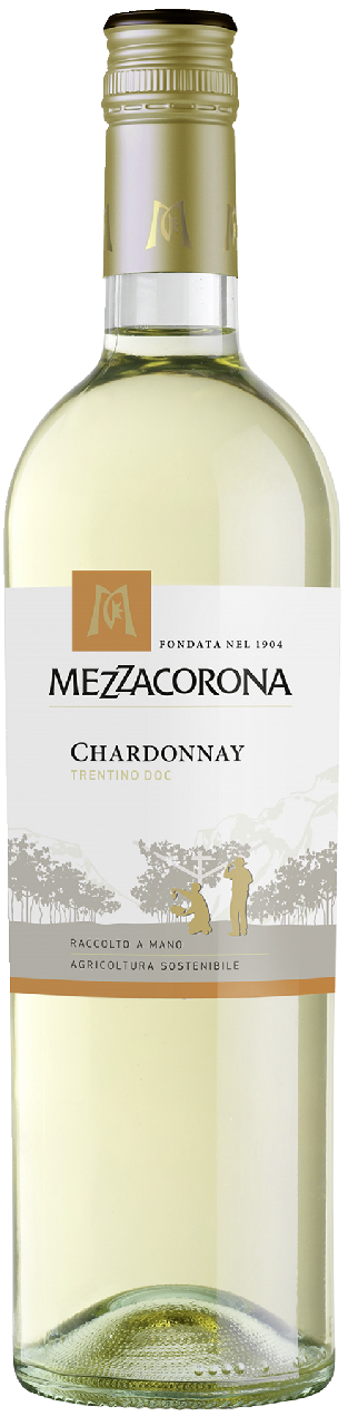 Mezzacorona Chardonnay Trentino DOC Weißwein trocken - 750 ml Flasche