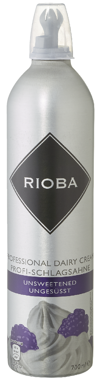 RIOBA Sprühsahne ungesüßt 35 % Fett - 700 ml Dose