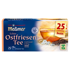 Meßmer Schwarzer Tee Feinster Ostfriesen-Tee kräftig-vollmundig, 25 Teebeutel - 38 g Faltschachtel