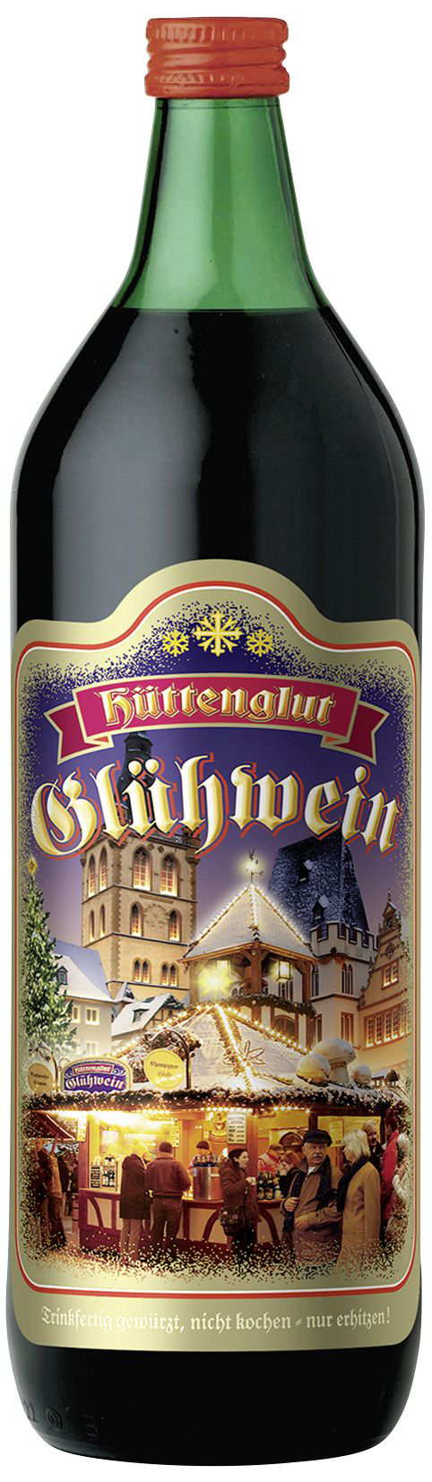Hüttenglut Glühwein - 1 l Flasche