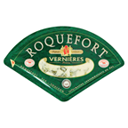 Roquefort Vernières Frères französischer Blauschimmelkäse, 52 % Fett - 200 g Packung