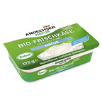 Andechser Bio Frischkäse Natur 65 % Fett - 1 x 175 g Bocksbeutel