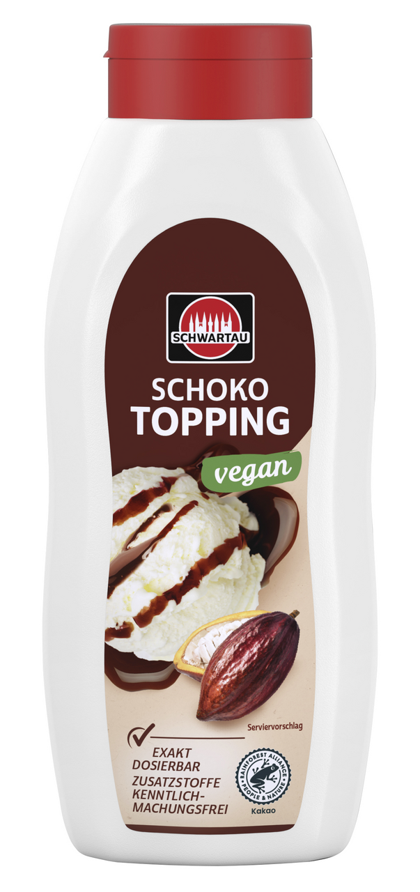 Schwartau Dessertsauce Schoko vegan - 760 ml Flasche