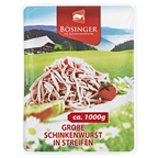 Bösinger Schinkenwurst in Streifen grob, für Wurstsalate ca. 1 kg Packung