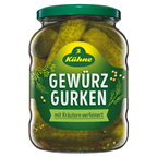 Kühne Gewürzgurken mit Kräutern verfeinert ATG 360 g - 720 ml Tiegel