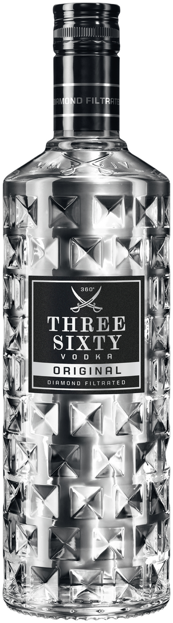 Three Sixty Vodka 37,5 % Vol. - 0,70 l Flasche
