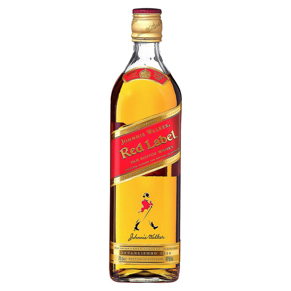 Johnnie Walker Red Label Blended Scotch Whisky 40 % Vol. - 700 ml Flasche