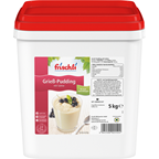 Frischli Pudding Grieß mit Sahne, 6 % Fett 5 kg Eimer