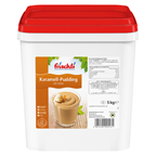 Frischli Pudding Karamell mit Sahne, 5,8 % Fett 5 kg Eimer