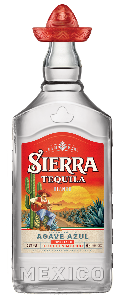 Sierra Tequila Silver 38 % Vol. - 700 ml Flasche