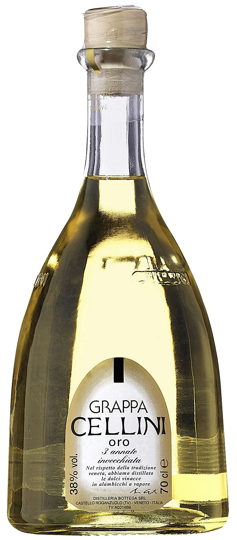 Cellini Grappa Oro 3 Annate Invecchiata 70Cl - LIQUOR - Online Beer Store