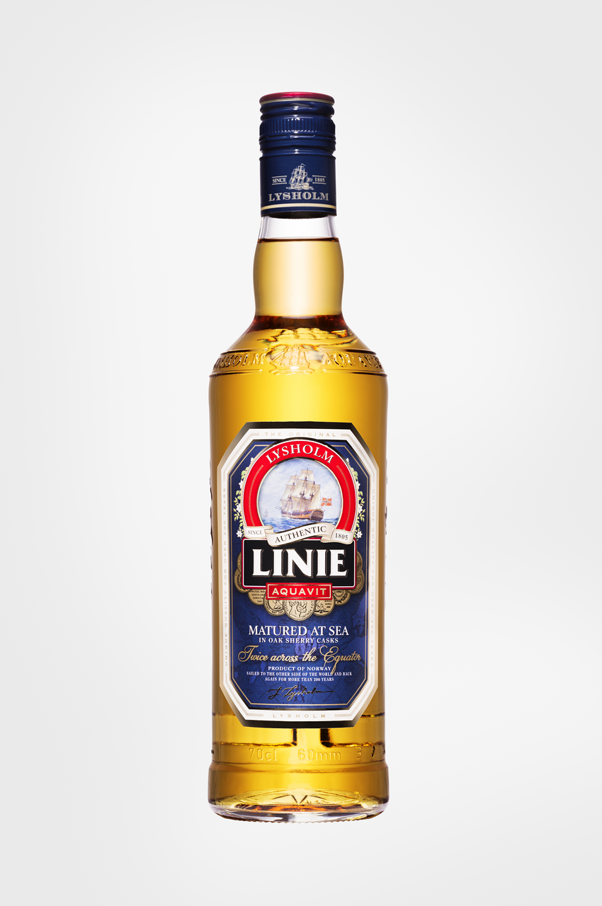 Linie Aquavit 41,5 % Vol. - 0,70 l Flasche