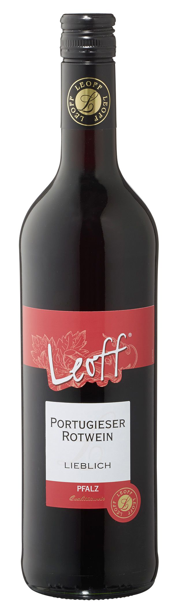 Leoff Portugieser Rotwein QBA Qualitätswein 750 ml Flasche