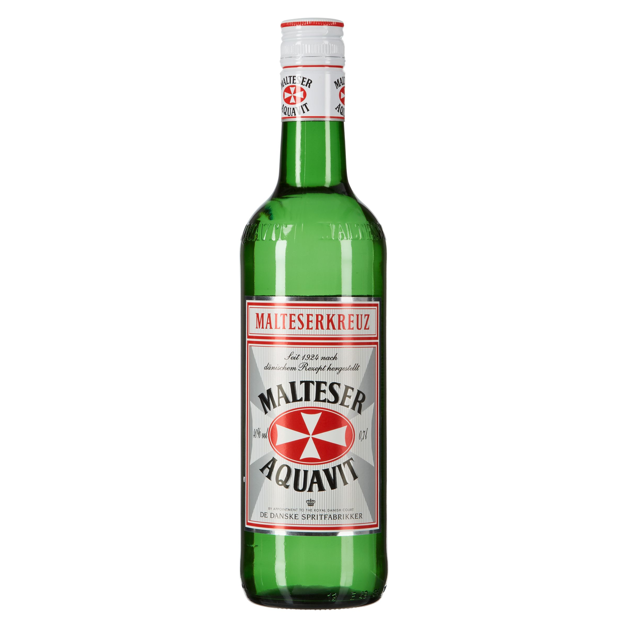 Malteserkreuz Aquavit Kreuz 40 % Vol. - 0,70 l Flasche