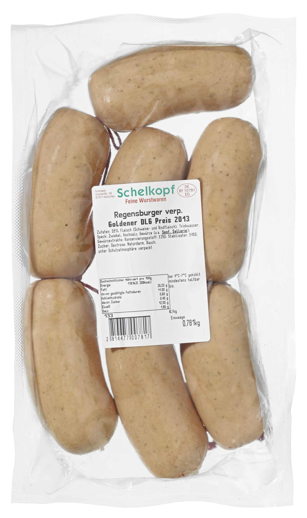Schelkopf Regensburger ca. 1 kg - je kg